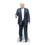 Star Cutouts Kartonschnitt von Donald Trump, Lebensgröße, Pappe, mehrfarbig, 188 x 71 x 188