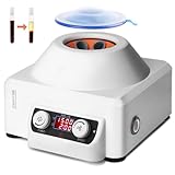 Soojook PRP Zentrifuge, 6x10ml Tischzentrifuge Blut mit LCD-Bildschirm, 4000rpm 1685xg RCF Tragbare Zentrifuge Labor, 1-99 Minuten Limit, für Blut, Plasma 220V