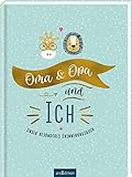 Oma & Opa und ich: Unser besonderes Erinnerungsbuch | Liebevolles Eintragbuch für Groß