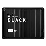WD_Black P10 Game Drive 2 TB Externe Gaming Festplatte (Mobile und robuste Festplatte, für Konsole und PC, bis zu 125 Spiele speichern) Schw