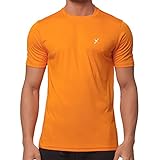 CFLEX Herren Sport Shirt Fitness T-Shirt Sportswear Collection - Orange L