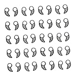 OSALADI 40st Sport-silikon-ohrbügel Sportzubehör Kabellose Kopfhörer Für Wireless Kopfhörer Kabellose Ohrbügel Kabelaufhänger Für Kopfhörerkabel Zubehör Für Ohrhaken Kopfhörerschutzhak