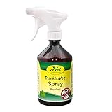 cdVet Naturprodukte insektoVet Spray 500ml - Hund - Katze - Schutz vor Flöhen, Insekten,Fliegen,Milben,Haarlingen und Zecken - Sofortschutz für alle Wirbeltiere - verhindert Parasitenb