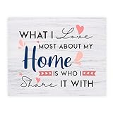 What I Love Most About My Home - Who I Share It W