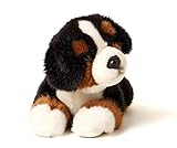 Uni-Toys - Berner Sennenhund Welpe, liegend - 24 cm (Länge) - Plüsch-Hund, Haustier - Plüschtier,