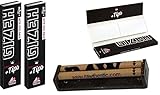 Zen yaoviz® Set 3tlg konische Drehmaschine 110mm Jointroller - 2X Gizeh Black KS Slim Papers inkl. Tip