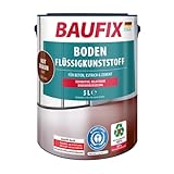BAUFIX Boden-Flüssigkunststoff rotbraun, matt, 5 Liter, Beton- und Bodenfarbe, atmungsaktive Betonfarbe für außen und innen, für Beton/Estrich/Z