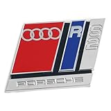 Audi 8A0853735A2ZZ Schriftzug RS2 Heckklappe Logo Emblem Plakette, selbstkleb