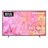 Samsung QLED 4K Q60C 55 Zoll Fernseher (GQ55Q60CAUXZG, Deutsches Modell), Quantum-Dot-Technologie, Quantum HDR, AirSlim Design, Smart TV [2023]
