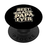 Best Grandpapa Ever Opa Gifts Funny Graphic Tees for Men PopSockets mit austauschbarem PopGrip