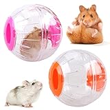 Spielzeug Hamster Running Ball, Transparent Hamster Laufball Joggingball für Kleintiere, Aktivitätsspielzeug Fitnessball Haustiersp
