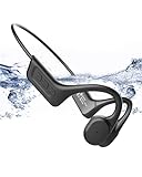 SANOTO Kopfhörer Schwimmen, IPX8 Unterwasser Kopfhörer Schwimmen, Knochenschall Kopfhörer Bluetooth 5.3, 32GB MP3, Erinnerungspunkt, Zum Schwimmen Laufen,R
