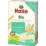 HOLLE Eco-Bio Brei, 3 Vollgetreide, glutenfrei, ab dem 6. Monat, Box 250 g