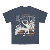 Led Zeppelin T-Shirt mit USA-Flagge, Blaue Abenddämmerung, M