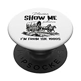 Bitte zeig mir Geduld Ich bin vom Vintage-Pferd der 1900er PopSockets Klebender PopGrip