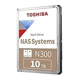 Toshiba N300 NAS - Hard drive - 10 TB - internal - 3.5' - SATA 6Gb/s - 7200 rpm - buffer: 256 MB