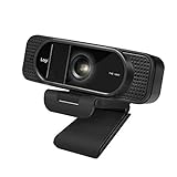 LogiLink UA0381 - Konferenz HD-USB-Webcam, 96° Weitwinkelobjektiv, Dual-Mikrofon mit Rauschunterdrückung, Fixfokus, Korrektur bei schwachem Licht, für Videokonferenzen & Live-Streaming