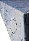 Valia Home® Tischdecke mit Teflonbeschichtung für Innen- & Außenbereich anwendbar in 6 Designs | Tischdecke abwaschbar ist Wasser & Schmutzabweisend Dank verlässlichem Lotuseffekt | 140 x 240 cm g