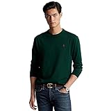 Polo Ralph Lauren Custom-Slim-Fit Jersey Langarm-T-Shirt (DE/NL/SE/PL, Alphanumerisch, S, Regular, Regular, Green)