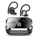 KT1 Bluetooth Kopfhörer in Ear, Kopfhörer Kabellos Bluetooth 5.3, 120 Stunden Spielzeit mit Ladeetui, LED-Anzeige, Comfort Fit, IPX7 wasserdichte Ohrhörer, Tiefer Bass, Bluetooth Kopfhörer Sp