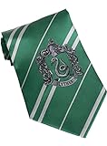 Funidelia | Harry Potter Slytherin Krawatte für Herren und Damen Hogwarts, Zauberer, Film und Serien - Zubehör für Erwachsene, Zubehör für Kostüm - Grü