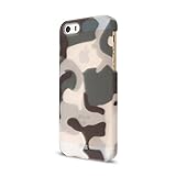 Artwizz Camouflage Clip Handyhülle designed für [iPhone SE / 5S / 5] - Schutzhülle im Tarnmuster-Look mit Soft-Touch-Beschichtung & Grip