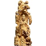 KARFRI Skulpturen Holz Buddha Figuren Buddha Statue Dekor Holz Handwerk Buddha S