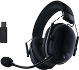 Razer BlackShark V2 Pro - Kabelloses Premium-Esports-Headset (HyperSpeed Wireless Technologie, Triforce Titanium 50mm Treiber, HyperClear Supercardioid Mikrofon) Schw