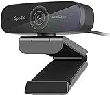 Spedal 1080P 60fps Webcam with Stereo Microphones, Auto Focus Streaming Webcam, Computer Laptop Camera for OBS Xbox Zoom Skype, Compatible with Mac OS Windows 10/8/7