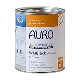 Auro COLOURS FOR LIFE Weißlack glänzend 516-90 weiß - 0,75 l D