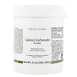 Kalzium Pulver 907g | Inhaltsstoffe in pharmazeutischer Qualität | min. 99,5% | reinst Kalziumkarbonat | Calciumcarboant CaCO3 | Heiltropfen®