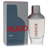 HUGO ICED Eau de Toilette, holzig-aromatische Duftnoten mit geeister Minze für abenteuerliche Männer, 75
