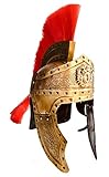ALADEAN Mittelalterliche Rüstung, Helm des königlichen römischen Königs, Armee, Praetorian Guard Roman Helm – Einheitsgröße – Hollywood Fantasy Rüstung Helm Geschenk