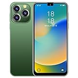 JtQtJ i15Pro Max (2023 New) Smartphones, Android 9.0 OS with 6.3' HD Display, Dual SIM, Dual Cameras, 16GB ROM(Expandable to 128GB),WiFi,GPS,Bluetooth,Face ID Cheap Mobile Phones (i15Pro Max-Green)
