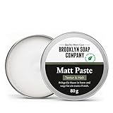 Matt Paste (80g) · Brooklyn Soap Company · Haarstyling für einen natürlichen Halt, ohne zu verkleb