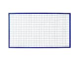 Palettenregal-Drahtgitter-Rückwand für S610-M18, 1500 x 2700 mm (H x B), blau/verzinkt, 50 x 50 mm Maschenw