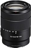 Sony SEL-18135 Zoom Objektiv 18-135mm F3.5-5.6 OSS (E-Mount APS-C geeignet für A5000/A5100/A6000 Serien und Nex) schw