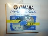 Yamaha cdrw74 m103 CD-RW, 74 Minute, 650 MB, 10 x (3er Pack mit Jewel Cases)