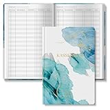 BIROYAL Kassenbuch A5 | 180°-Aufschlag - Ohne Andrücken flach öffnen | 128 Seiten Haushaltsbuch zur Finanzplaner | Budgetplaner | Kassenbücher für Kleinunternehmer und Selbständig