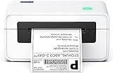 POLONO Versandetikettendrucker, 4 x 6 Etikettendrucker für den Versand von Paketen, rosa Thermo-Etikettendrucker kompatibel mit Windows, Mac, weit verbreitet für Ebay, Amazon, Shopify, Etsy, USPS,