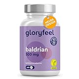 Baldrian hochdosiert - 400 vegane Tabletten für Beruhigung - Über 1 Jahr Vorrat - Ruhiger Schlaf und innere Gelassenheit - Vegan und ohne unerwünschte Zusätze in Deutschland herg