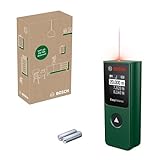 Bosch Laser-Entfernungsmesser EasyDistance 20 (einfache und präzise Messung bis 20 m, Hosentaschenformat, Ein-Tasten-Steuerung, in E-Commerce-Karton)