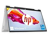 HP Pavilion x360 2in1 Convertible Laptop | 15,6' Full HD IPS Touchscreen | Intel Core i5-1235U | 8GB DDR4 RAM | 512GB SSD | Intel Iris Xe Grafik | Windows 11 | QWERTZ Tastatur | Silb