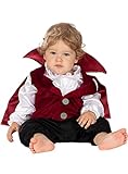 Funidelia | Graf Dracula Kostüm für Baby ▶ Halloween, Horror, Dracula, Vampire - Kostüm für Baby & Verkleidung für Partys, Karneval & Halloween - Größe 12 - 24 Monate - Schw