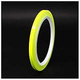 Finest Folia 10 Meter (0,79€/Meter) Glanz Zierstreifen Auto Motorrad Boot Modellbau Silber Chrom Dekorstreifen Seitenstreifen (Neon Gelb, 3mm Breite)