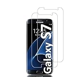 [2 Stück] Panzerfolie kompatibel mit Samsung Galaxy S7 NanoTech Displayschutzfolie, Schutzfolie [kein Glas] 9H Glas Folie,100% Fingerabdruck