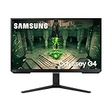 Samsung Odyssey G4B Gaming Monitor LS27BG400EU, 27 Zoll, IPS-Panel, Full HD-Auflösung, AMD FreeSync Premium, G-Sync kompatibel, 1 ms (G/G) Reaktionszeit, Bildwiederholrate 240 Hz, Schw