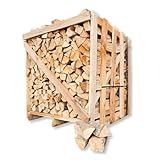 1 Box Brennholz 1 RM Box Kaminholz Buche 25cm für die Heizsaison 2023/2024 ofenfertig gespalten Kaminholz Holz Feuerholz Scheitholz Kaminfeuer Lagerfeuer Ofen | Energie Kienbacher (1 RM)