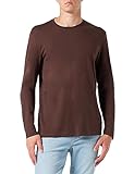 HUGO Herren Derol222 T-Shirt, Dark Brown201, L EU