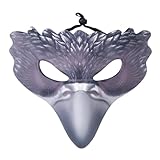 ibasenice Halloween Vogel Schnabel Maske Gothic Arzt Krähe Maske Requisiten Cosplay Steampunk Raben Kostüm Lange Nase Schnabel Vogel Zubehör Für Cosplay Dress Up Party